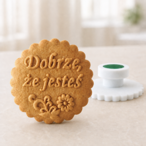 Dobrze, że jesteś 6 cm - stempel do ciastek